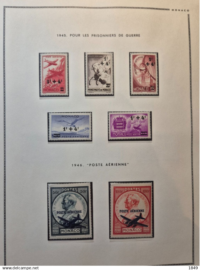 MONACO Alb. MOC 1885/1978 Neufs + PA (dont oiseaux **) côte >10 000€
