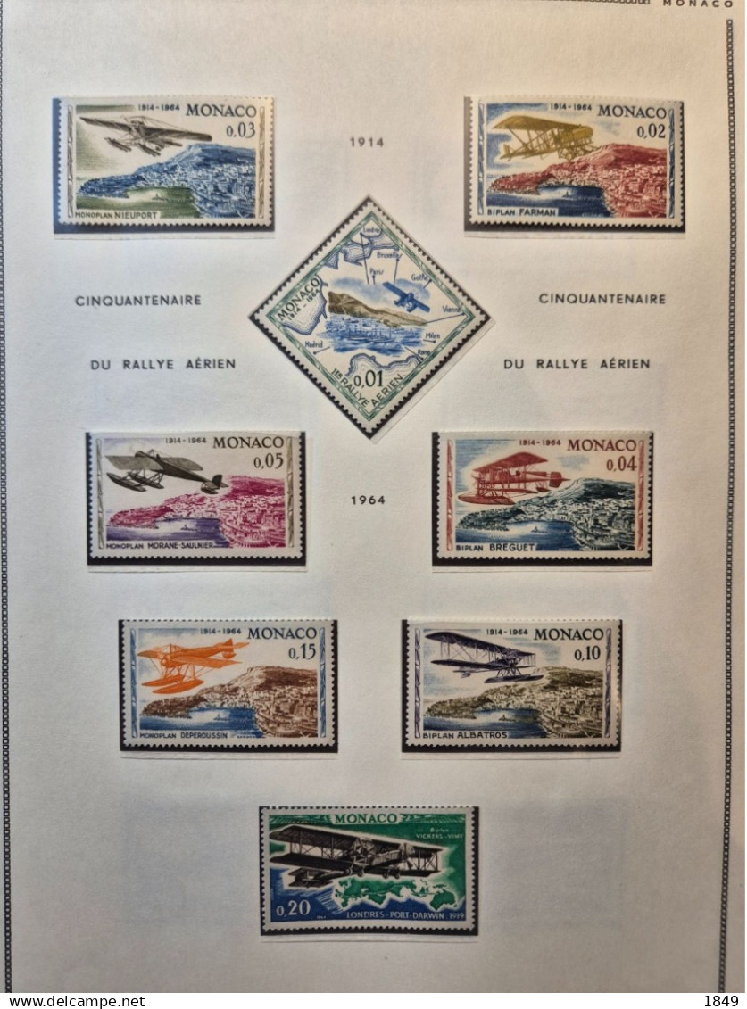 MONACO Alb. MOC 1885/1978 Neufs + PA (dont oiseaux **) côte >10 000€