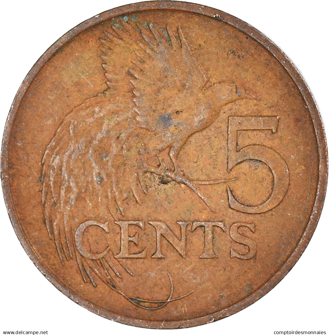 Monnaie, Trinité-et-Tobago, 5 Cents, 1976 - Trinité & Tobago