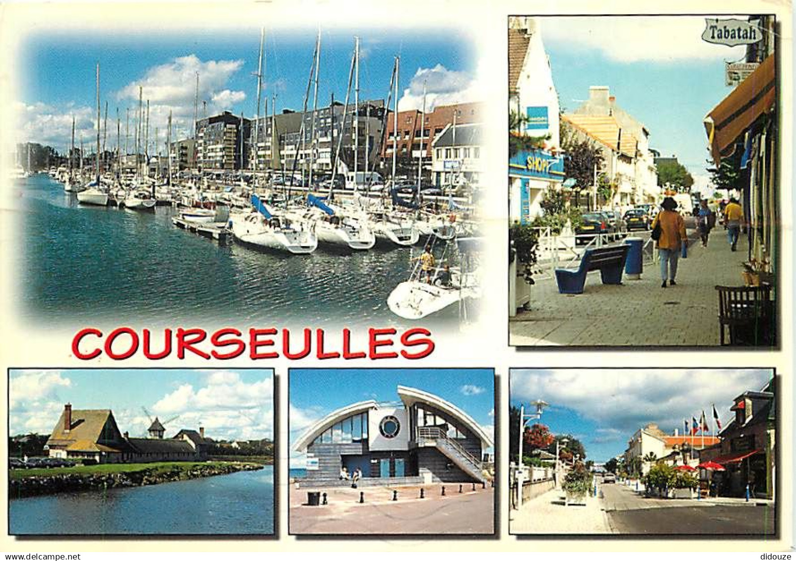 14 - Courseulles Sur Mer - Multivues - Magasin Shopi - Flamme Postale De Courseulles Sur Mer - CPM - Voir Scans Recto-Ve - Courseulles-sur-Mer