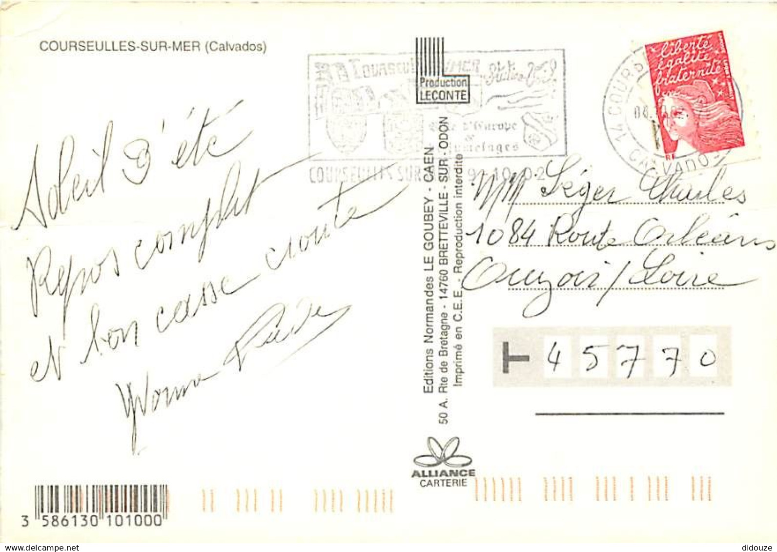 14 - Courseulles Sur Mer - Multivues - Magasin Shopi - Flamme Postale De Courseulles Sur Mer - CPM - Voir Scans Recto-Ve - Courseulles-sur-Mer