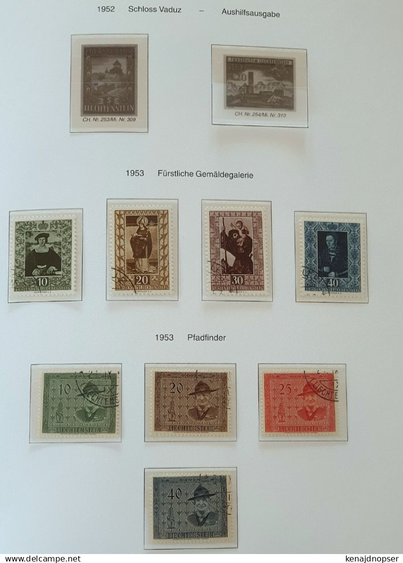 Sorgfältige,umfangreiche Slg. Liechtenstein in 2-MüllerAlben, 3 Ordner FDCs; Steckalbum und 23 Sammelblätter