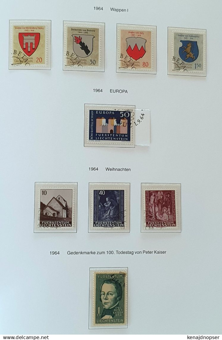 Sorgfältige,umfangreiche Slg. Liechtenstein in 2-MüllerAlben, 3 Ordner FDCs; Steckalbum und 23 Sammelblätter