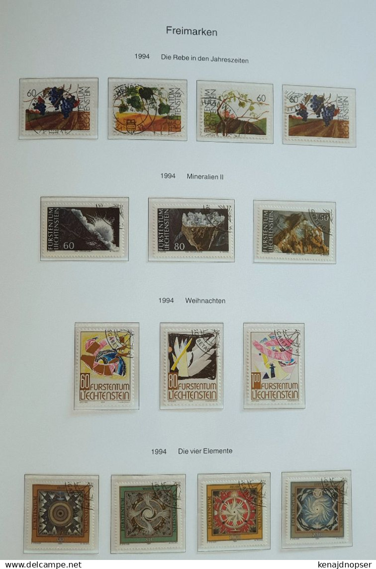 Sorgfältige,umfangreiche Slg. Liechtenstein in 2-MüllerAlben, 3 Ordner FDCs; Steckalbum und 23 Sammelblätter
