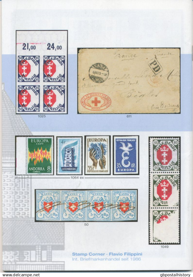 AC Wasserturm-Post Flavio Filippini, CH Luzern Fernauktion 10. Juli 2001 SCHWEIZ - Catalogues De Maisons De Vente