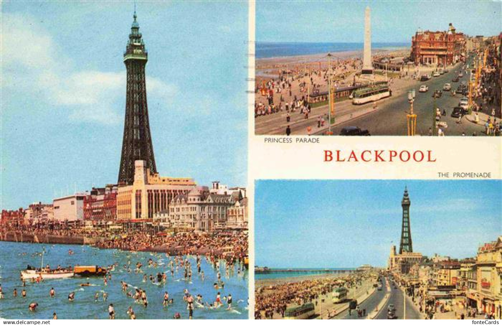BLACKPOOL UK Blackpool Tower Princess Parade The Promenade - Autres & Non Classés