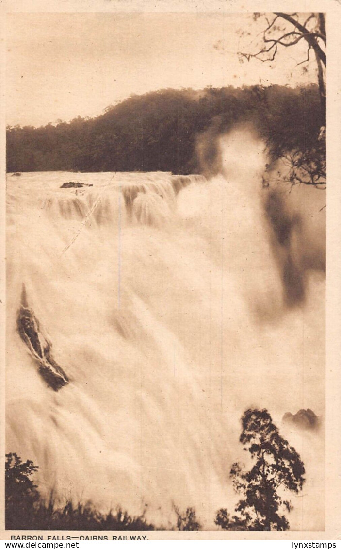 A022  Australia Barron Falls Cairns Railway Vintage Postcard - Autres & Non Classés