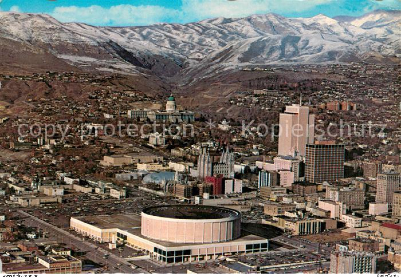 Salt Lake City Aerial View Of Salt Lake City - Autres & Non Classés