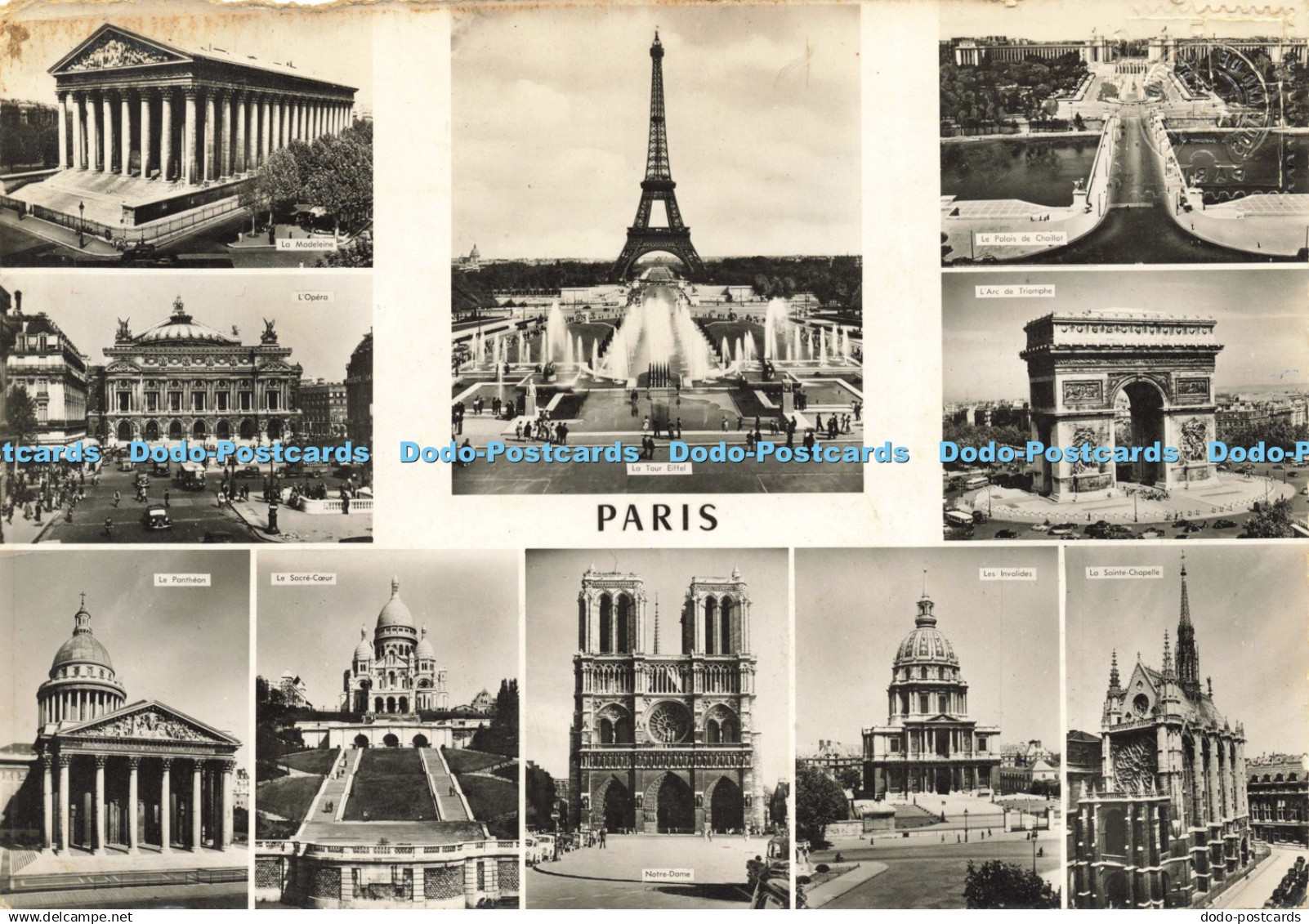 D202098 Paris La Tour Eiffel Editions Speciale De La Tour Eiffel RP Multi View - Monde