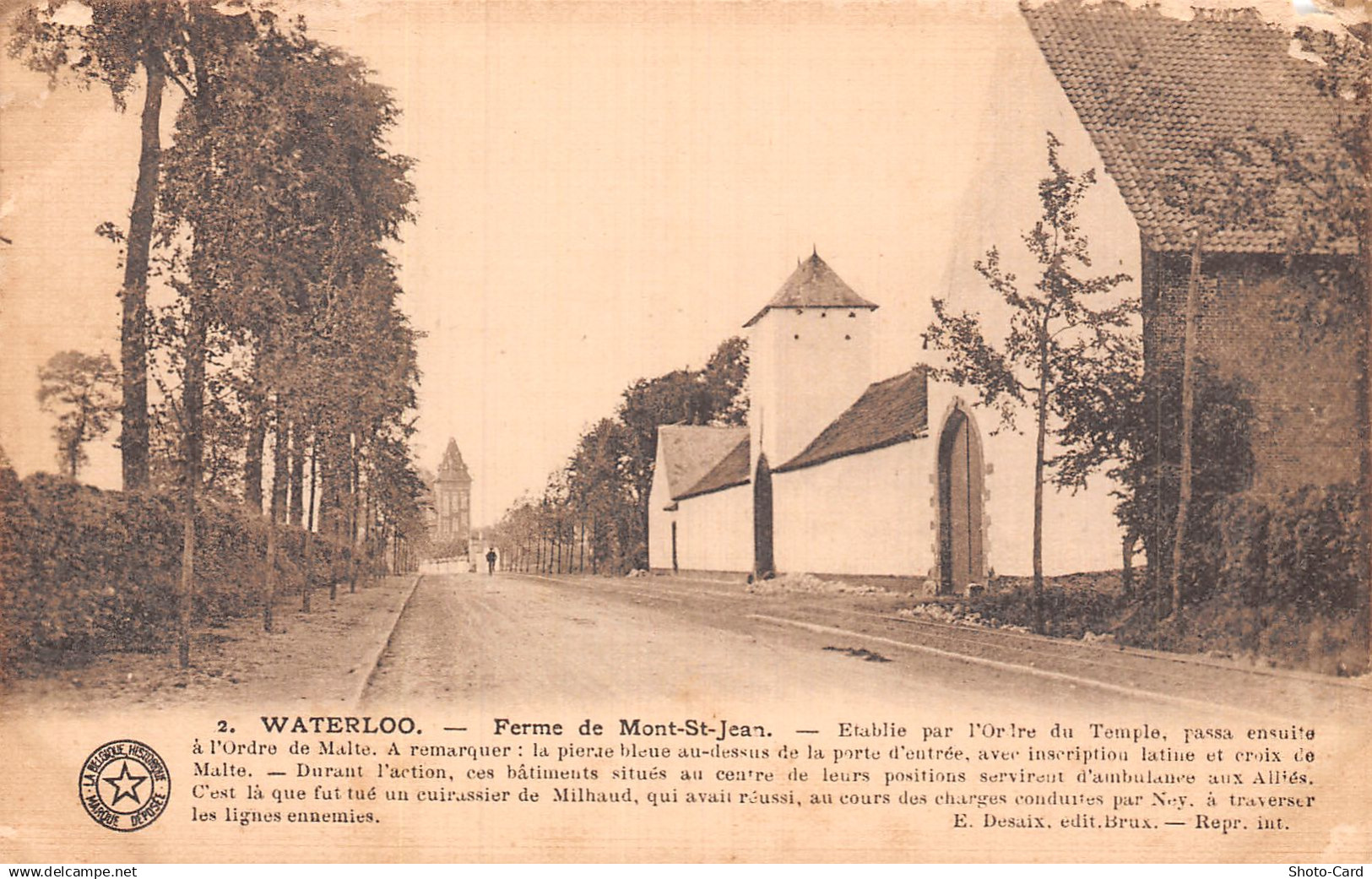 Belgique BRABANT WALLON WATERLOO FERME DE MONT SAINT JEAN - Waterloo
