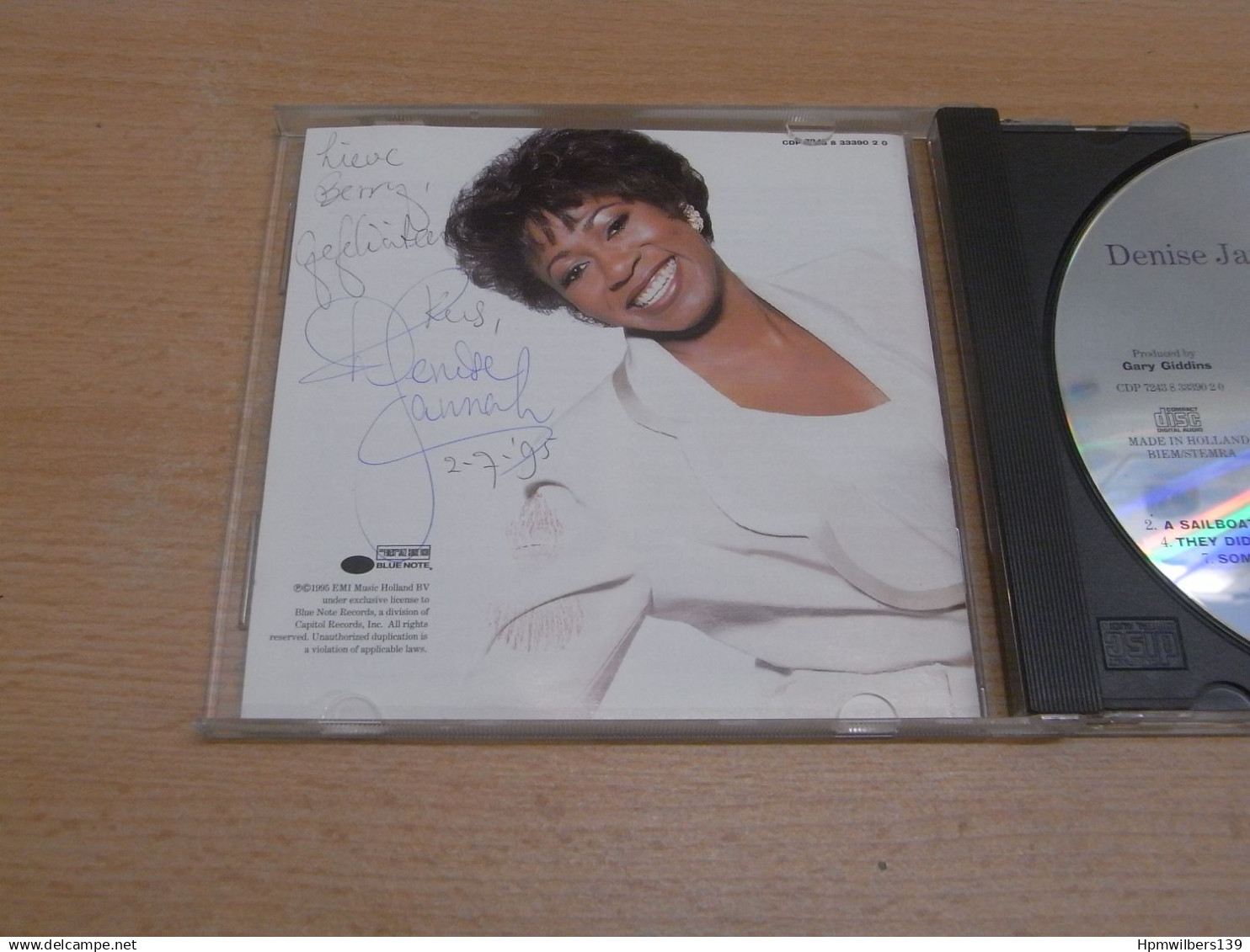 CD Gesigneerd - Signed : Denise Jannah 1995 (s169) - Handtekening / Autographe - Autographs
