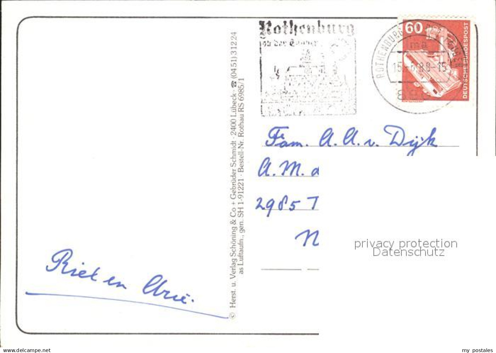 Rothenburg Tauber Fliegeraufnahme - Rothenburg O. D. Tauber