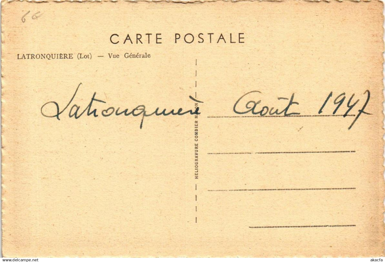 CPA Latronquiere Vue Générale (686296) - Latronquiere