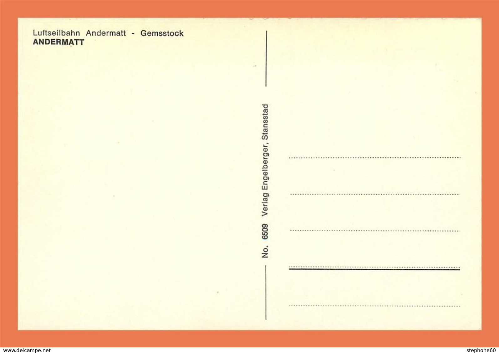 A540 / 309 Suisse ANDERMATT Gemsstock - Matt