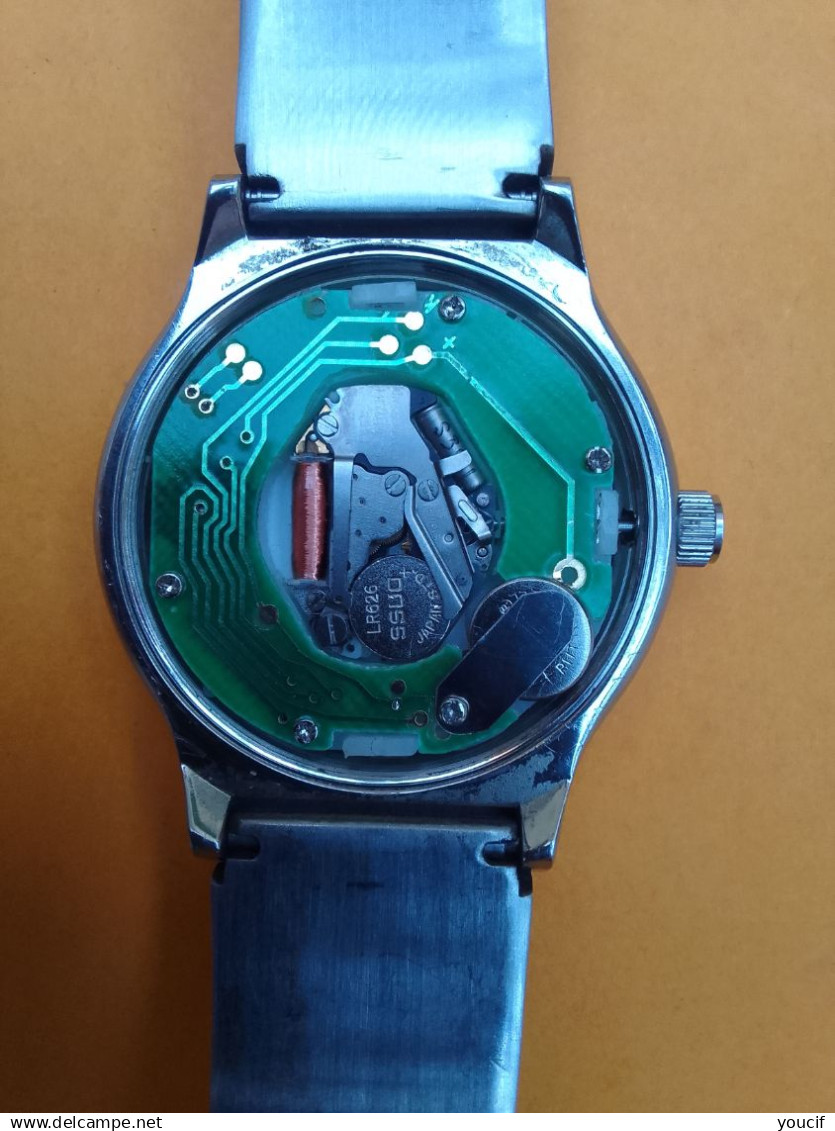montre quartz FOSSIL  BIG TIC GENEVA