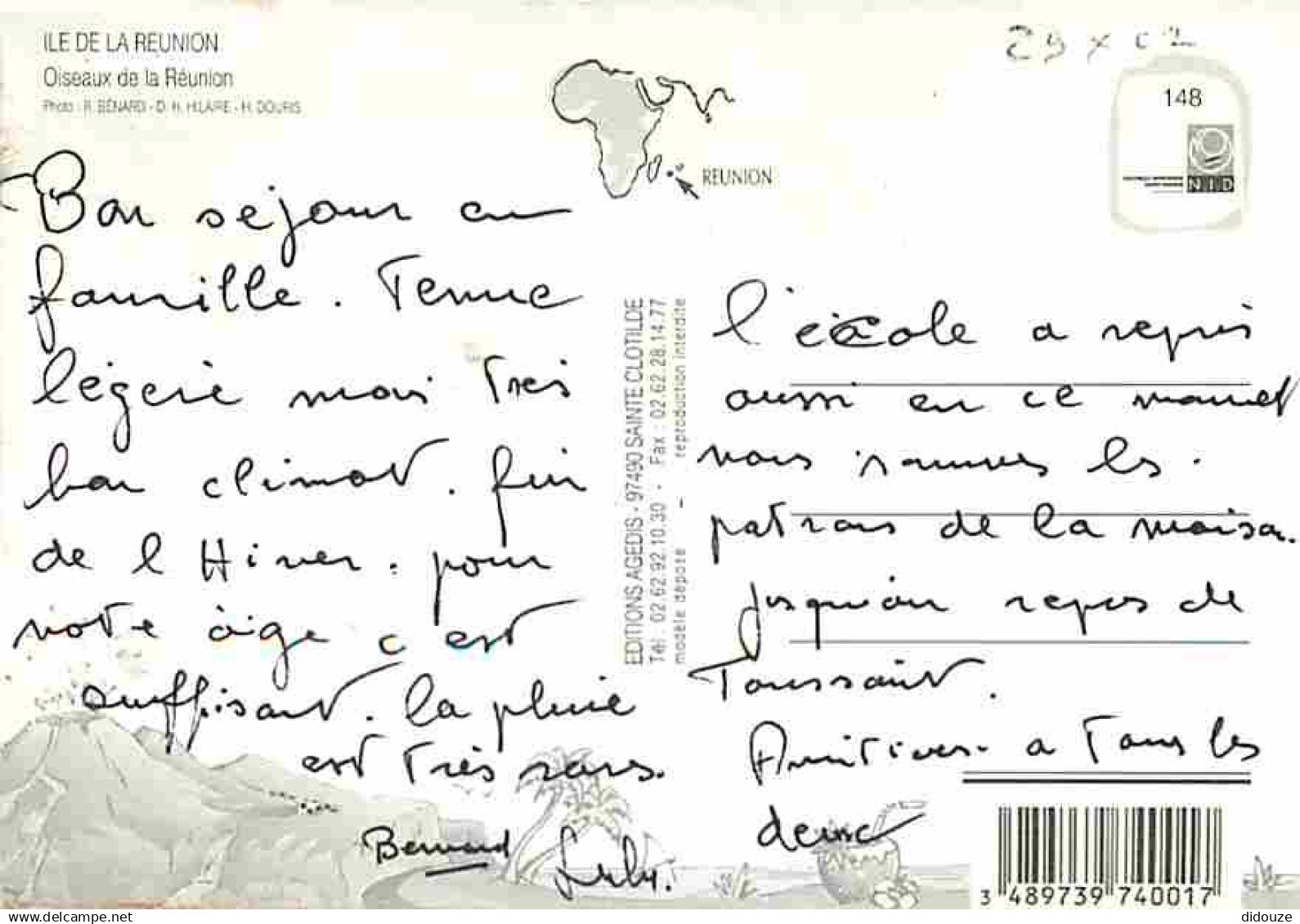 La Réunion - Oiseaux De La Réunion - Multivues - CPM - Voir Scans Recto-Verso - Autres & Non Classés