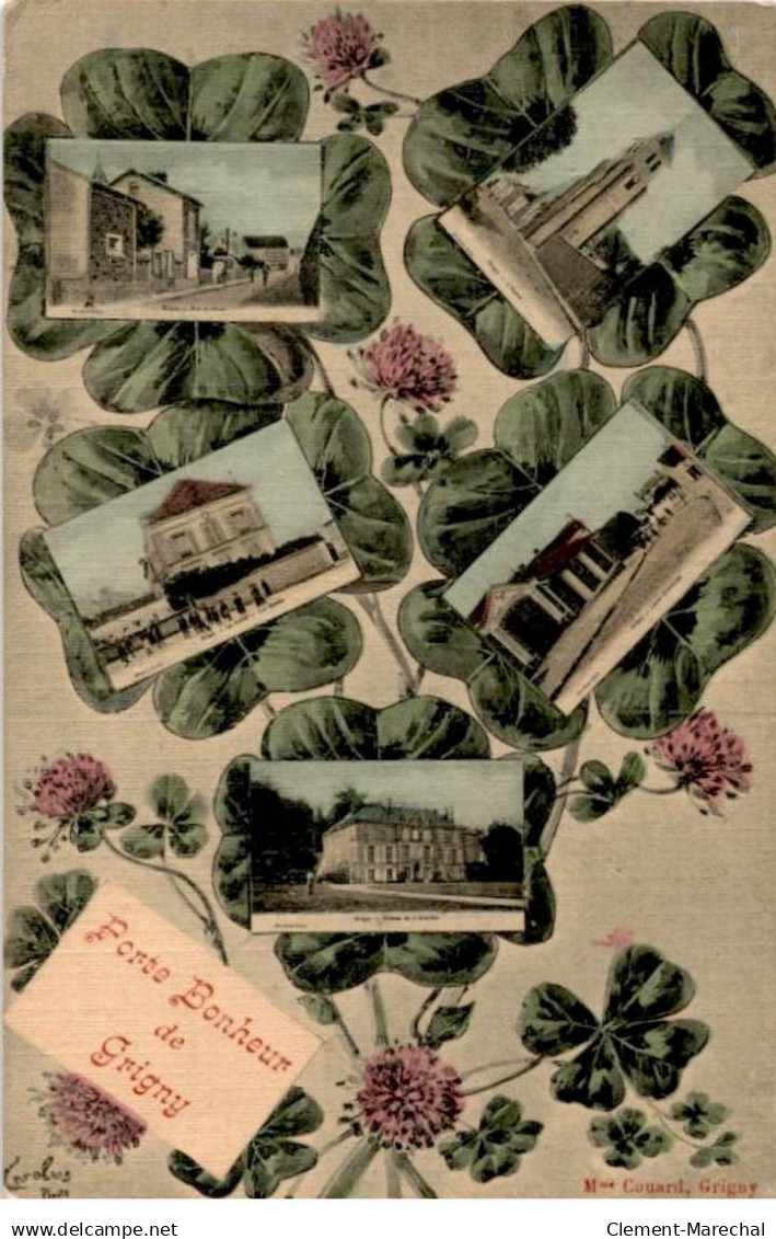 GRIGNY: Porte Bonheur De Grigny - état - Grigny