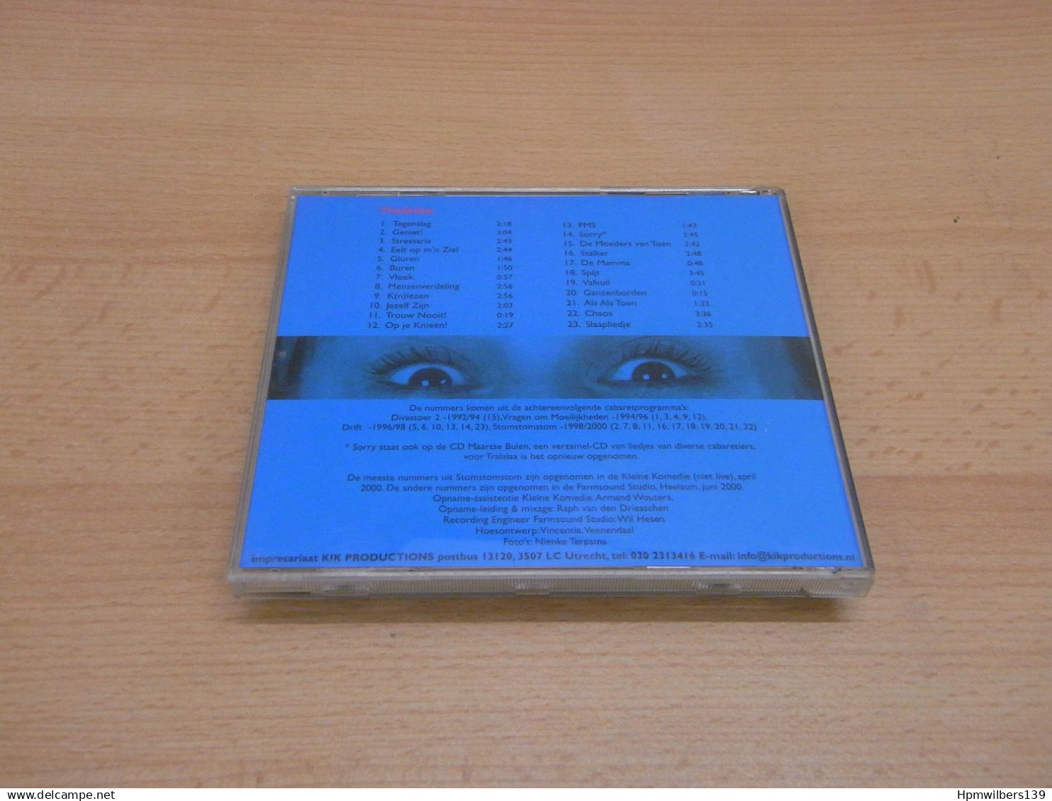 CD Gesigneerd - Signed : Hester Macrander 2001 (s471) - Handtekening / Autographe - Autographes