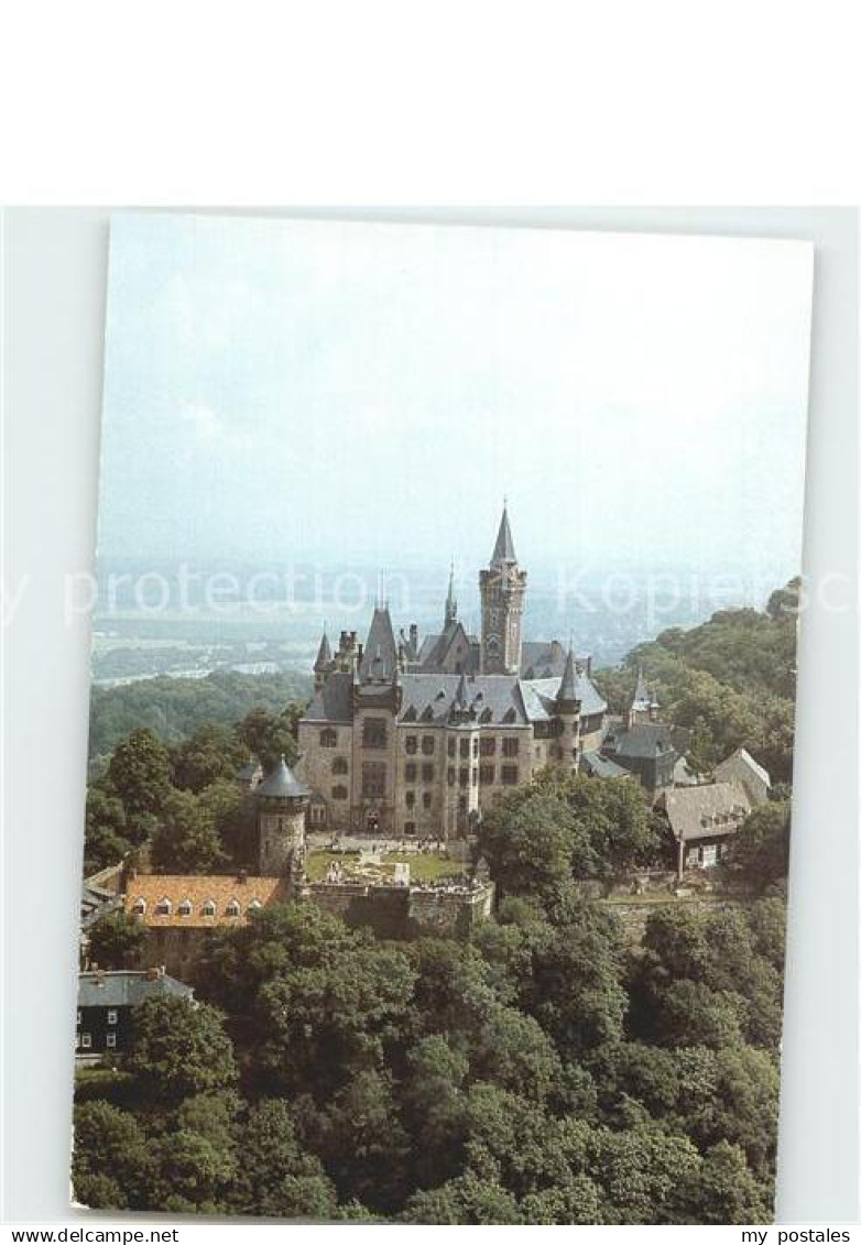 Wernigerode Harz Feudalmuseum Schloss Wernigerode Fliegeraufnahme - Wernigerode