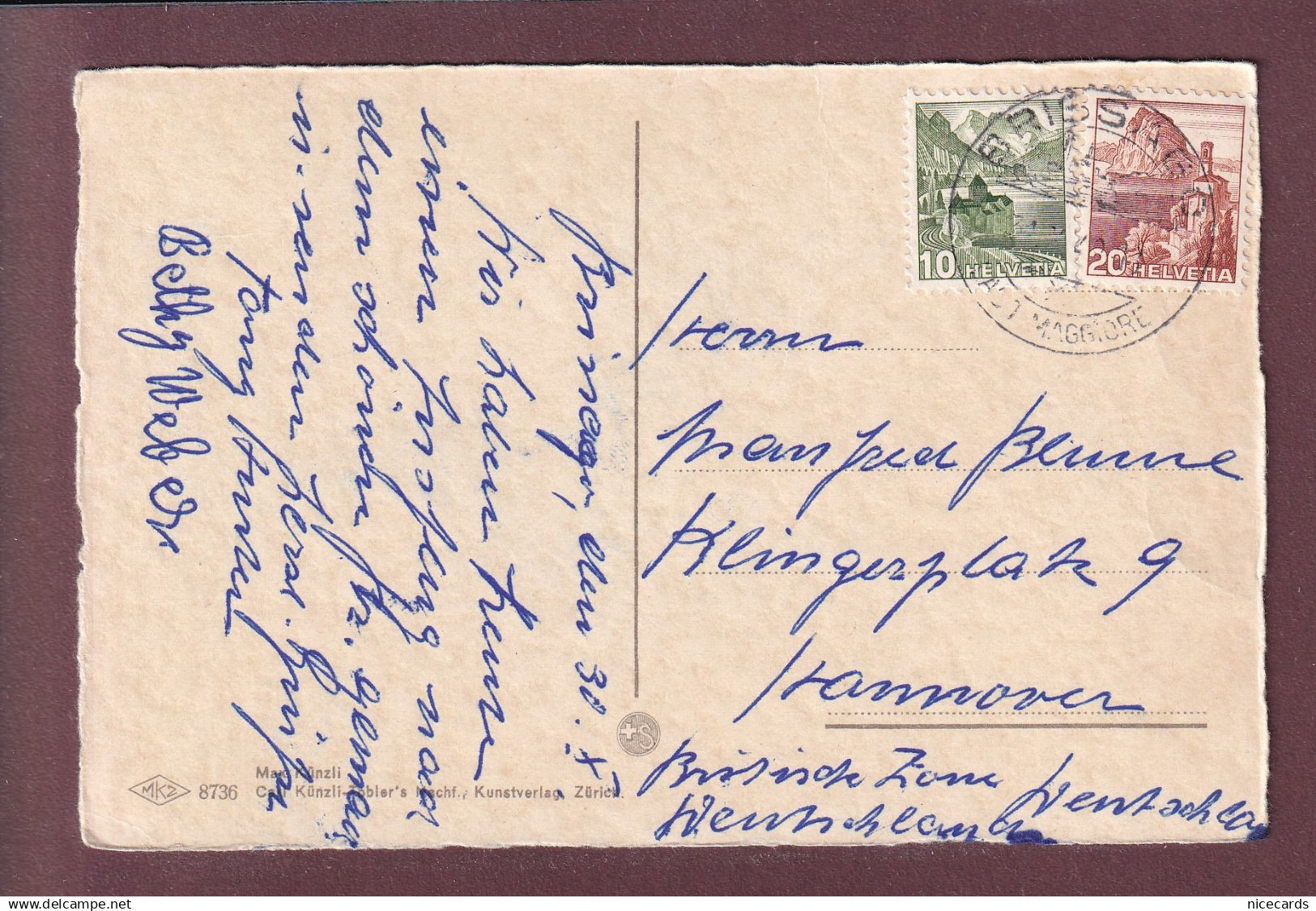 BRISSAGO - Printemps - 1949 - Brissago