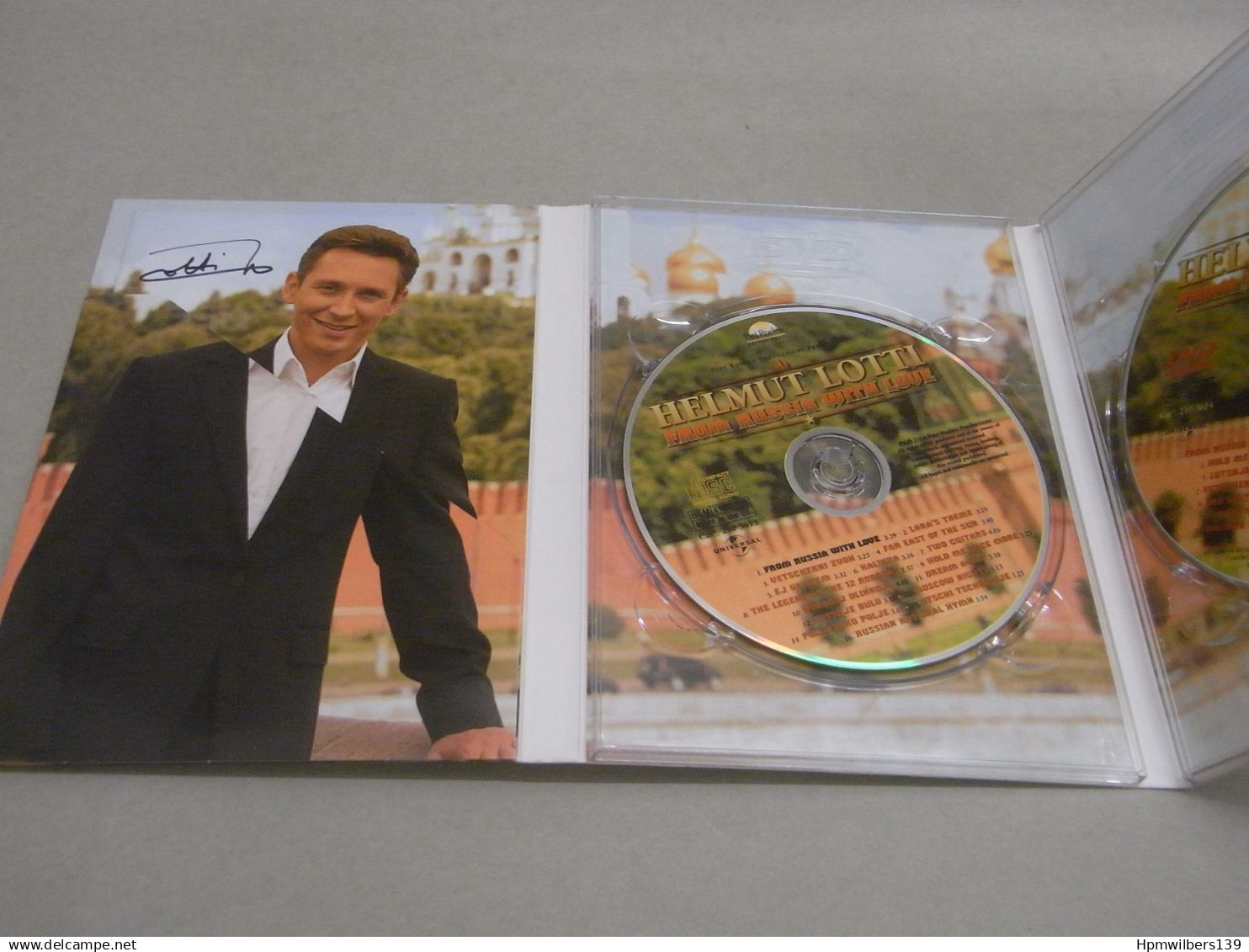 2x CD / DVD Gesigneerd - Signed : Helmut Lotti 2004 (s431) - Handtekening / Autographe - Autographs