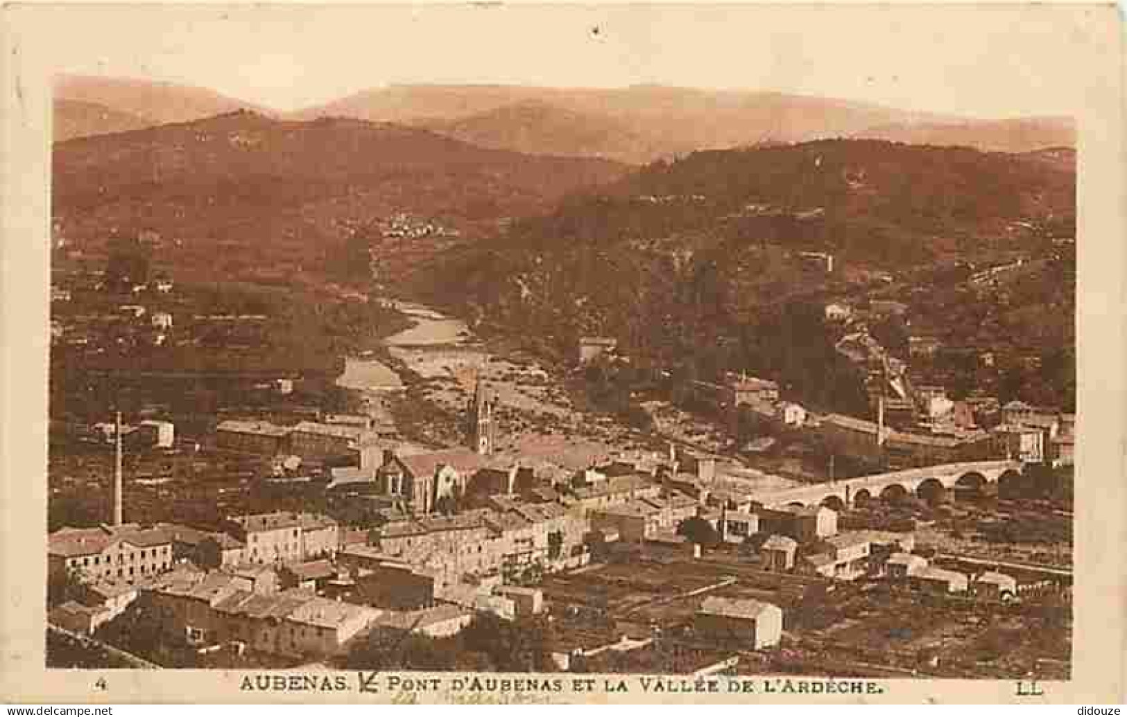 07 - Aubenas - Pont D'Aubenas - Vallée De L'Ardècje - CPA - Voir Scans Recto-Verso - Aubenas