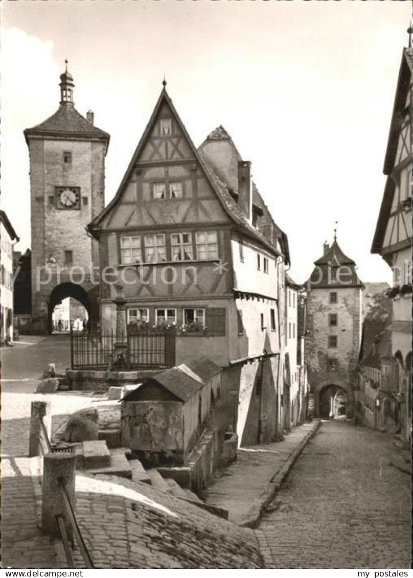 Rothenburg Tauber Ploenlein - Rothenburg O. D. Tauber