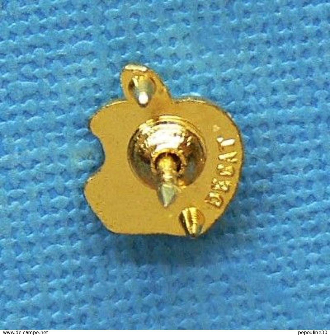 1 PIN'S //  ** LOGO " APPLE " COMPUTER INC / UNE POMME CROQUÉE ** . (DECAT). - Informatica