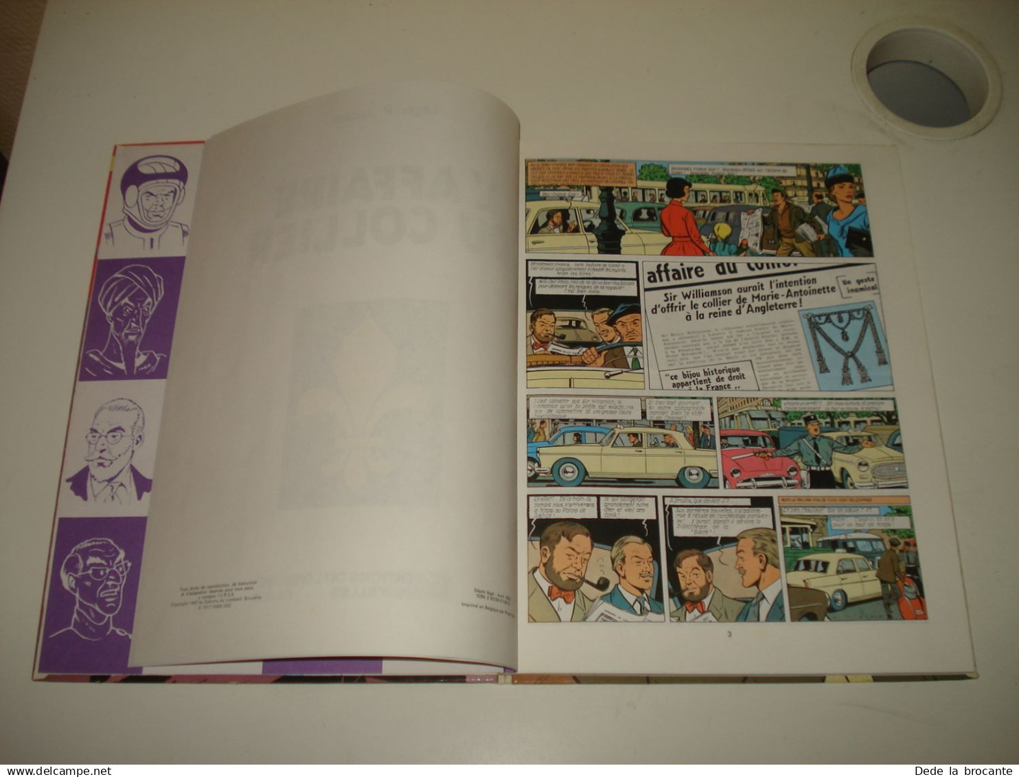 C68 ( 2 ) / Blake Et Mortimer " L'affaire Du Collier " - Re Avril  1982 - Blake Et Mortimer