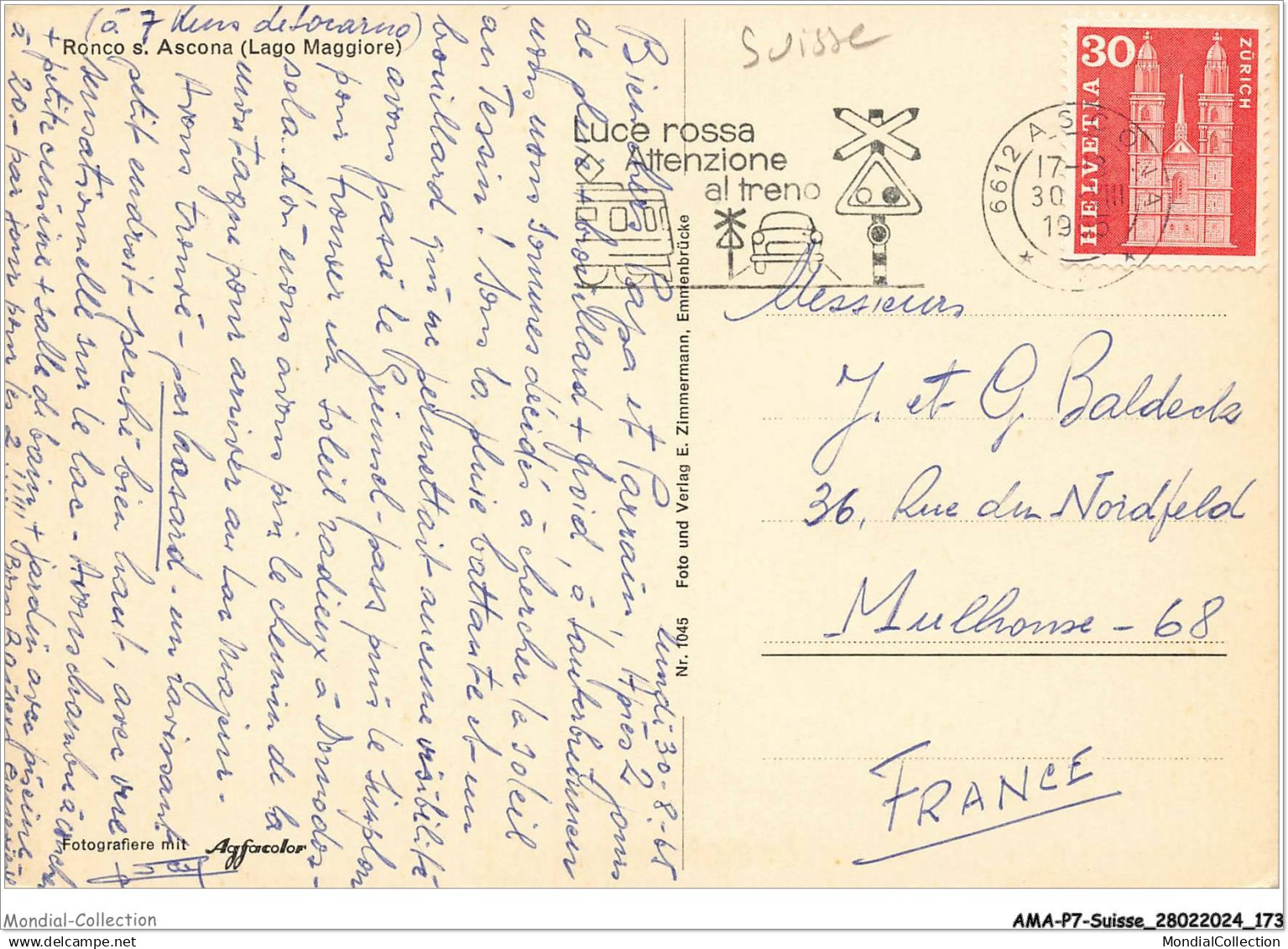 AMAP7-0688-SUISSE - ASCONA - Ronco - Vue Générale Aérienne - Ascona