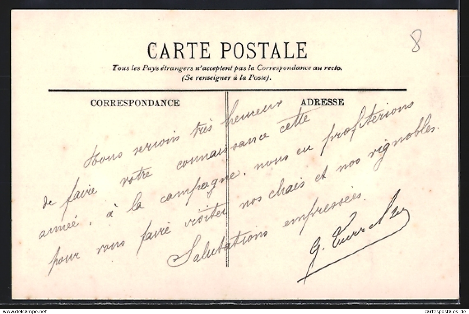 CPA Blanquefort, Domaine De Curgan Et Ses Vignes En Allée - Blanquefort