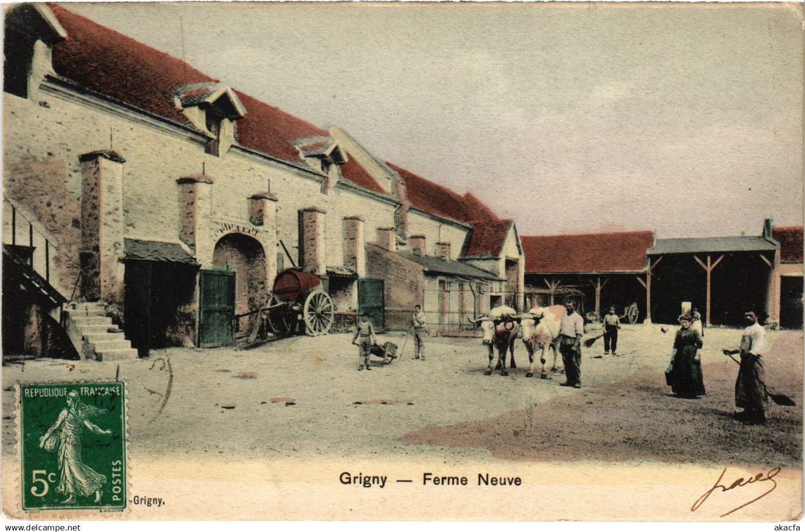 CPA Grigny Ferme Neuve FRANCE (1371519) - Grigny