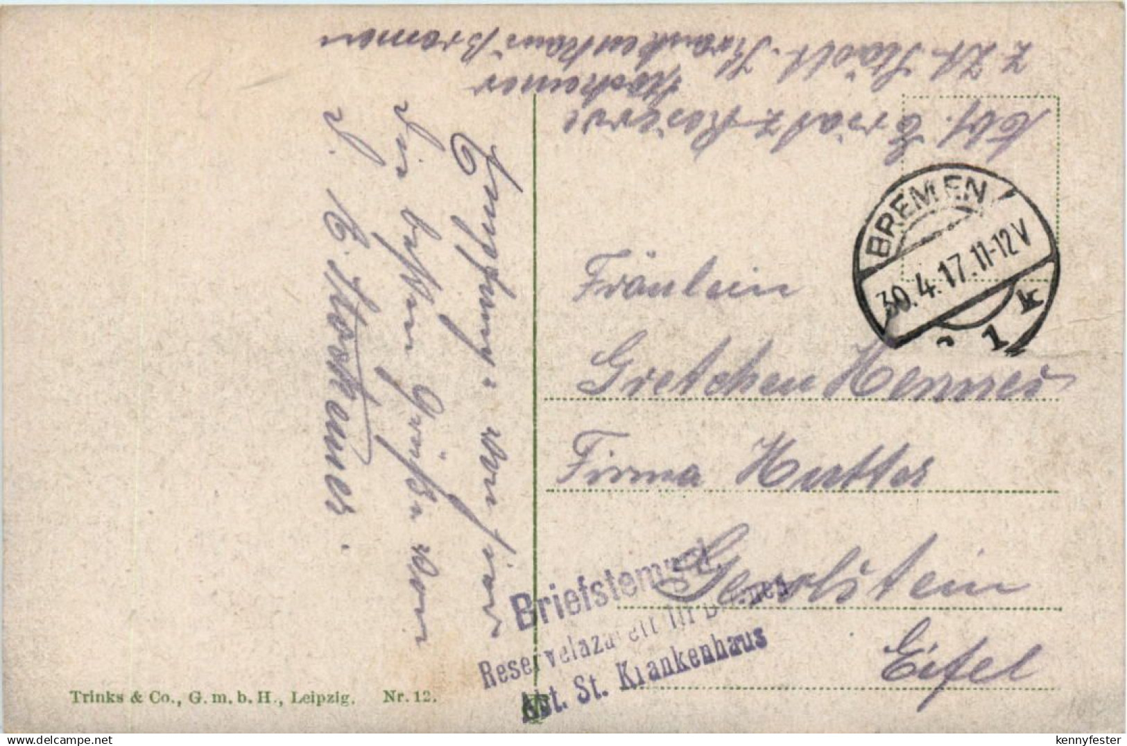 Bremen Rathaus - Feldpost Reservelazarett Bremen - Bremen