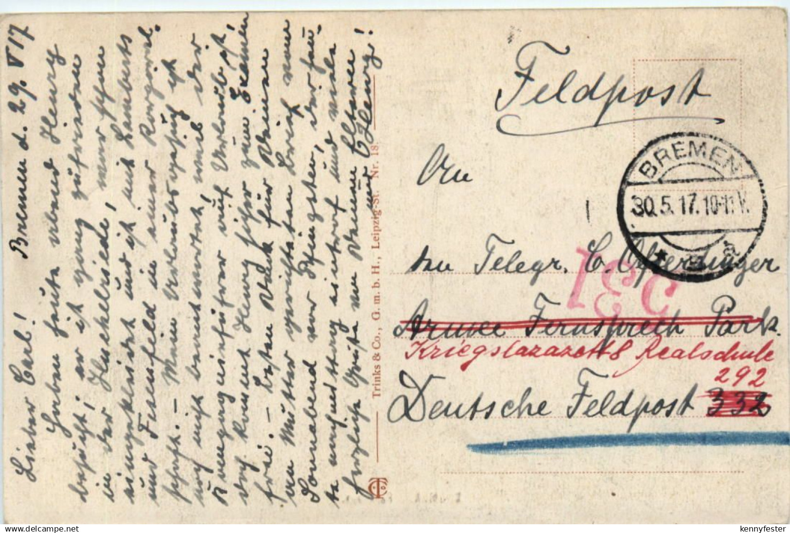 Bremen Parkaus - Feldpost Bremen - Bremen