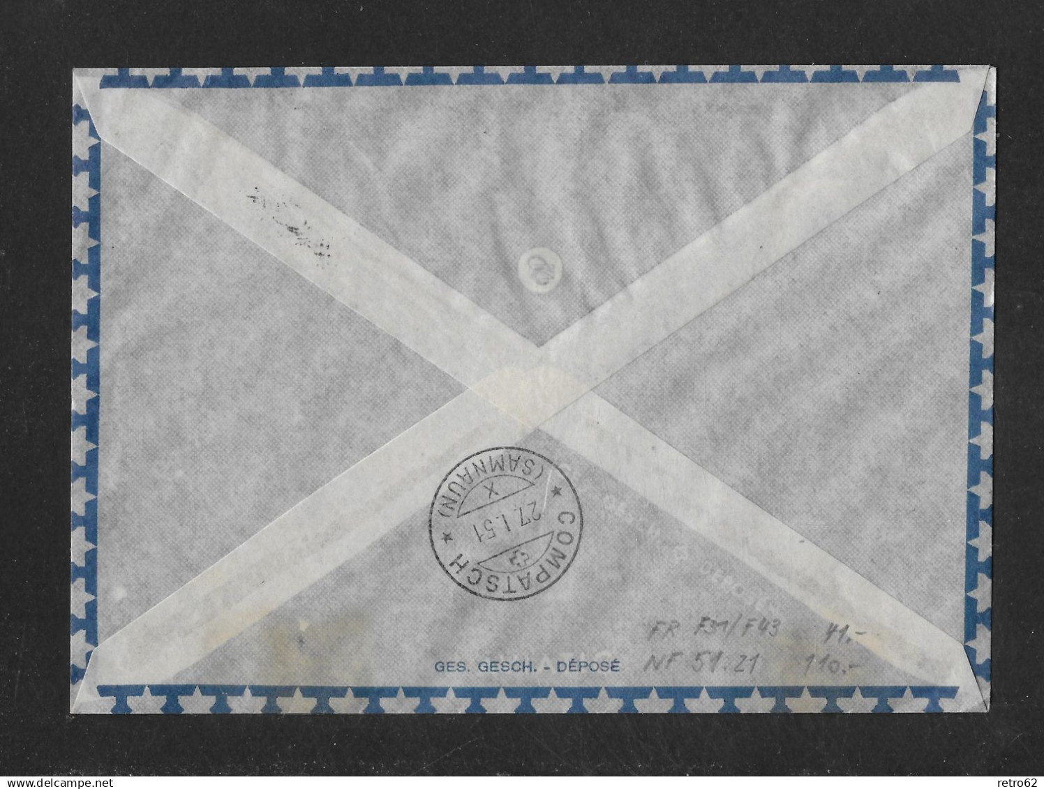 1951 NOTFLUG ► Brief Zürich Via Dübendorf (Militär) Nach Compatsch-Samnaun   ►nach SLH / NF 51.21 (CHF 110.-) - Erst- U. Sonderflugbriefe