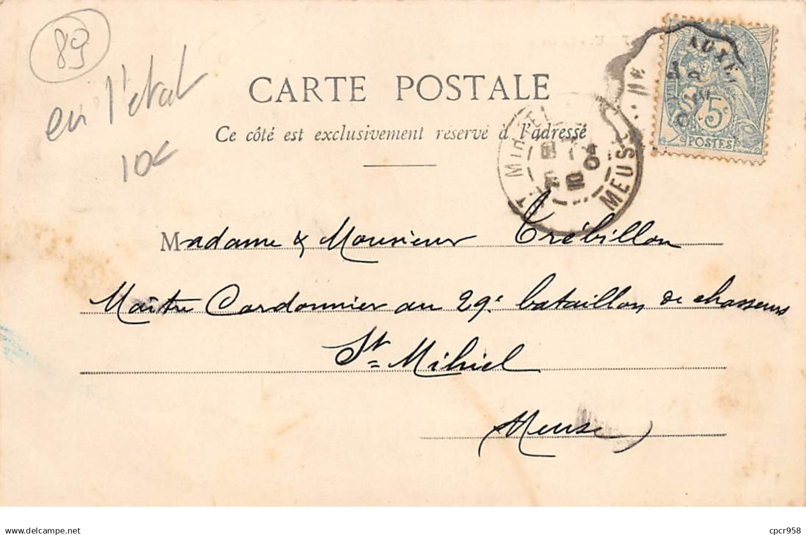 89 .n°110518 . Moneteau . La Gare . Vue D Ensemble .en L Etat . - Moneteau