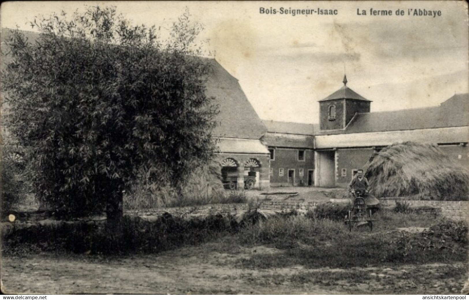 CPA Bois Seigneur Isaac Braine L'Alleud Brabant Wallon, La Ferme De L'Abbaye - Autres & Non Classés