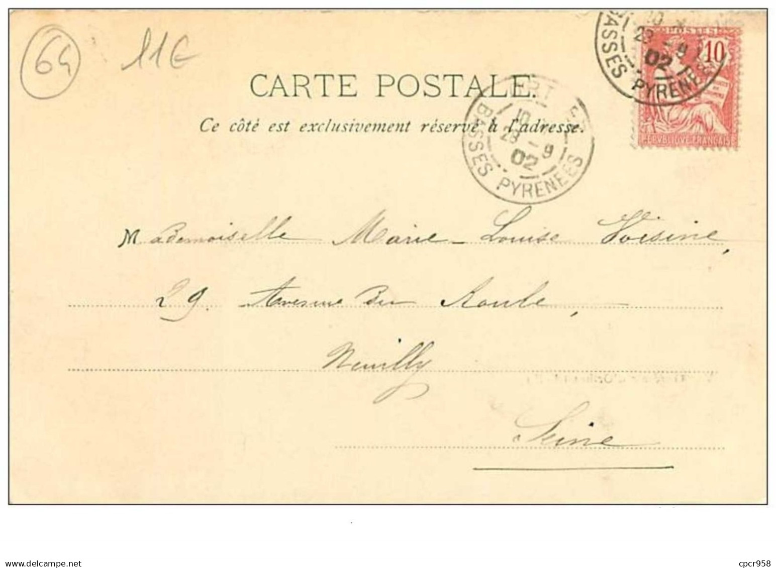 64.ORTHEZ.n°6.VUE GENERALE D'ORTHEZ - Orthez