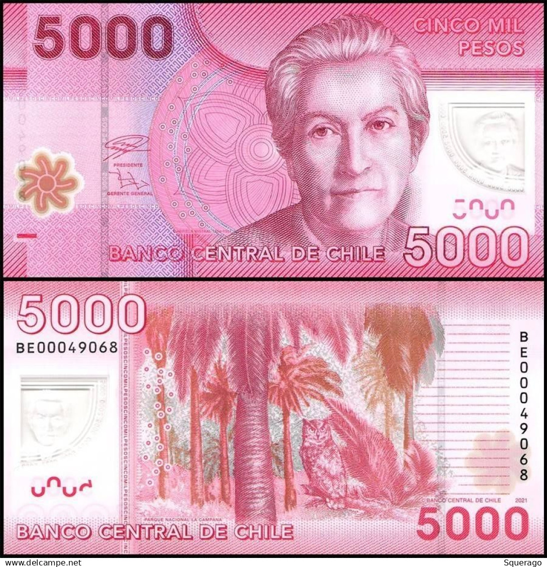 Full Set Of Chilean Pesos, UNC - Chile
