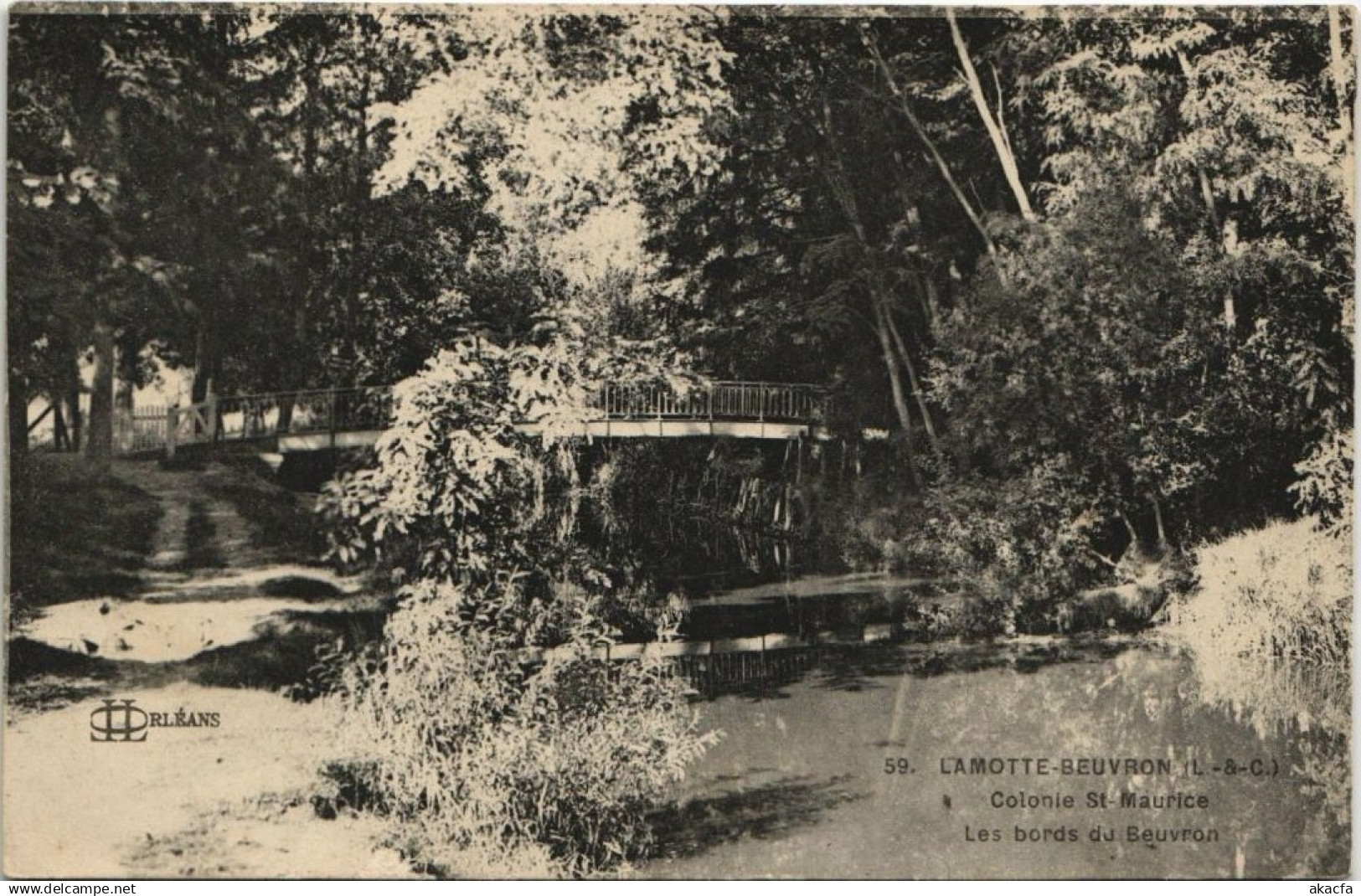 CPA LAMOTTE BEUVRON-Colonie St-MAURICE-Les Bords Du BEUVRON (26906) - Lamotte Beuvron