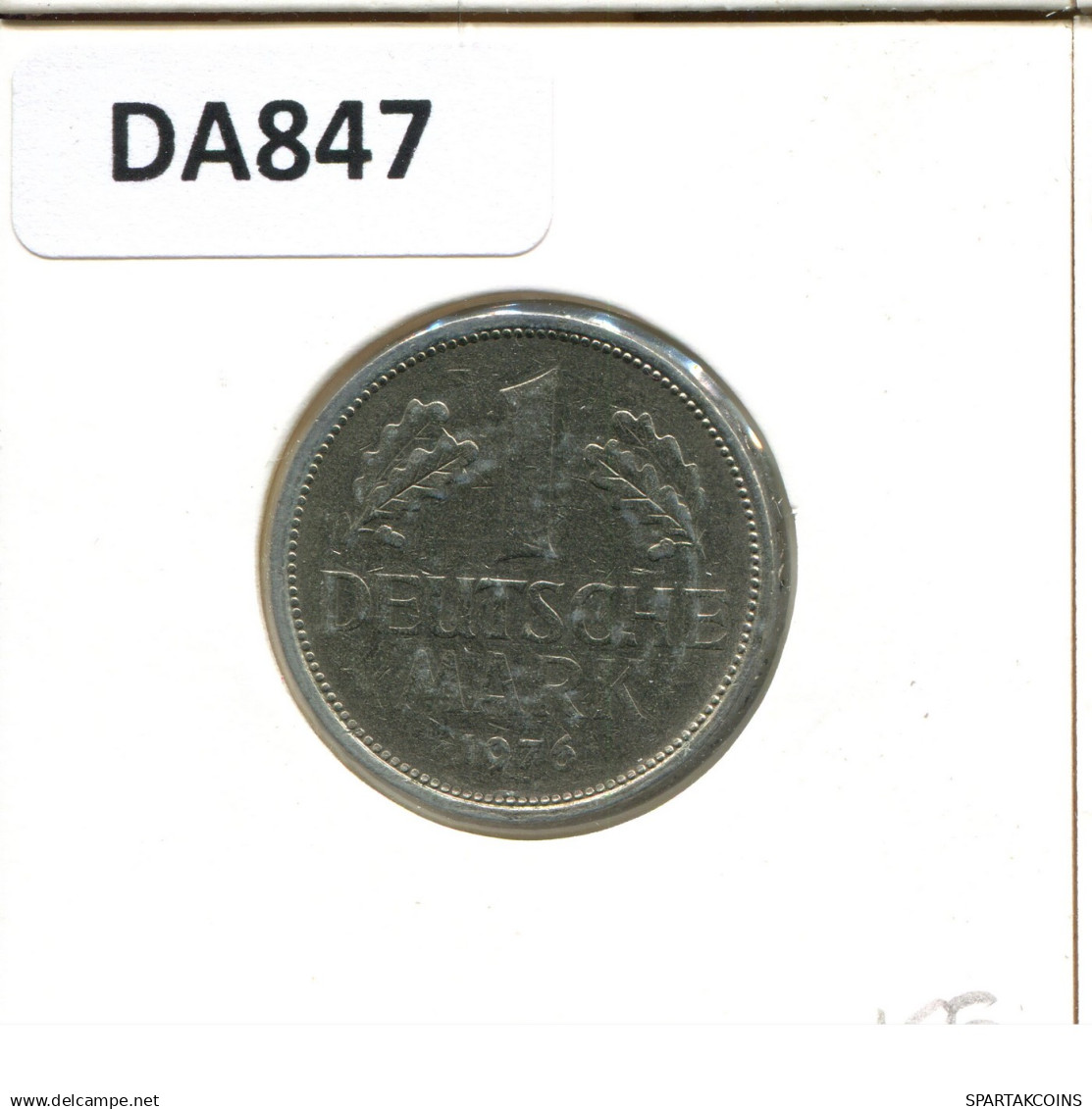1 DM 1976 F WEST & UNIFIED GERMANY Coin #DA847.U.A - 1 Marco