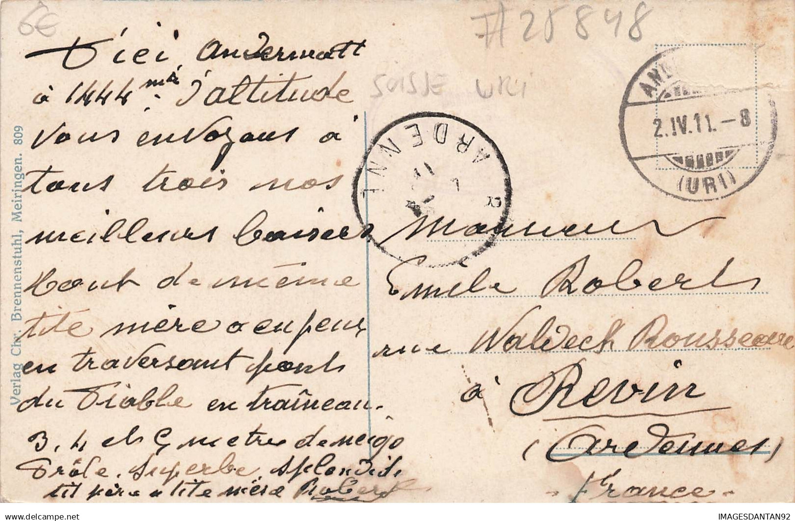 SUISSE #25848 ANDERMATT - Andermatt