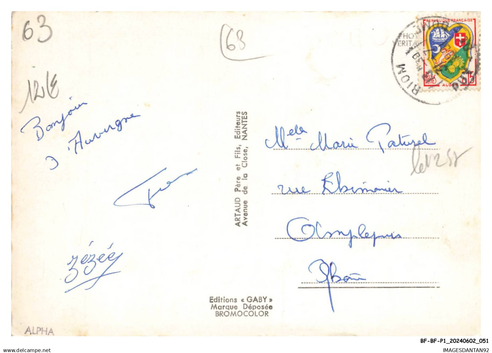 BF-BFP1-0026-63 - GOUR-DE-TAZENAT - Vue Générale - Manzat