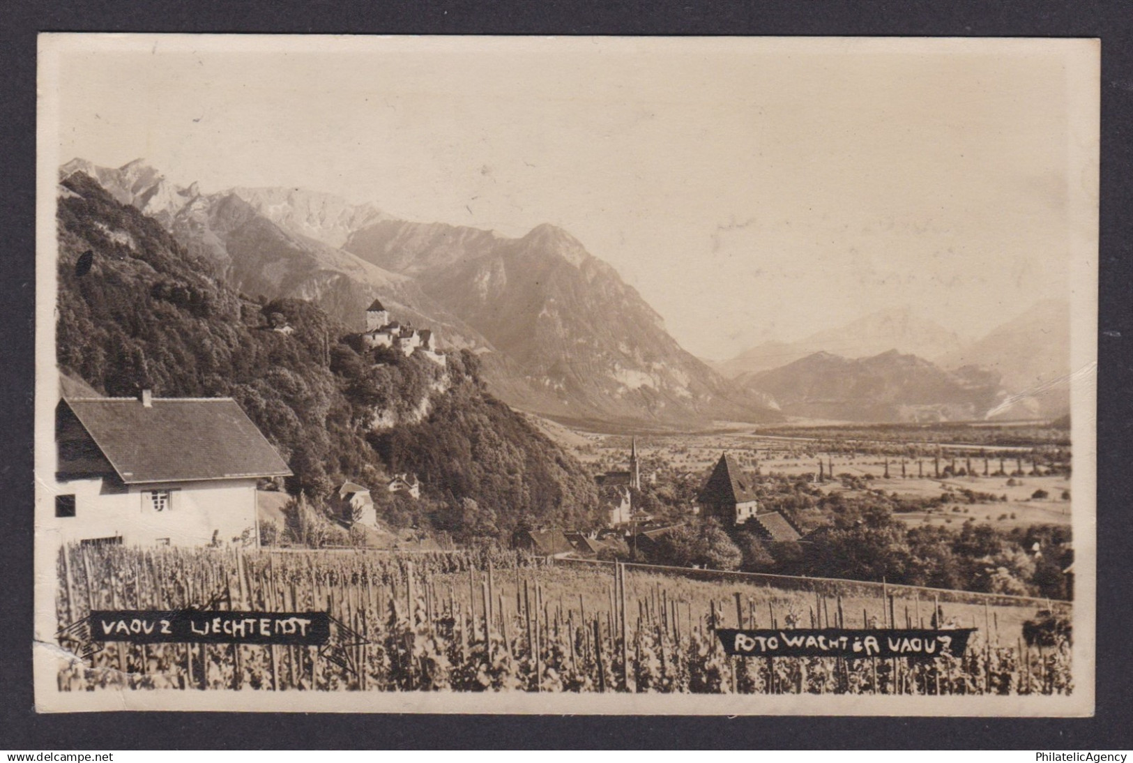 LIECHTENSTEIN, Vintge Postcard, Vaduz - Liechtenstein