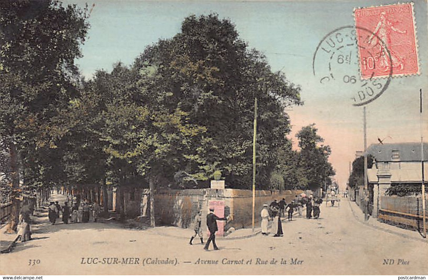 LUC SUR MER (14) Avenue Carnot Et Rue De La Mer - Luc Sur Mer