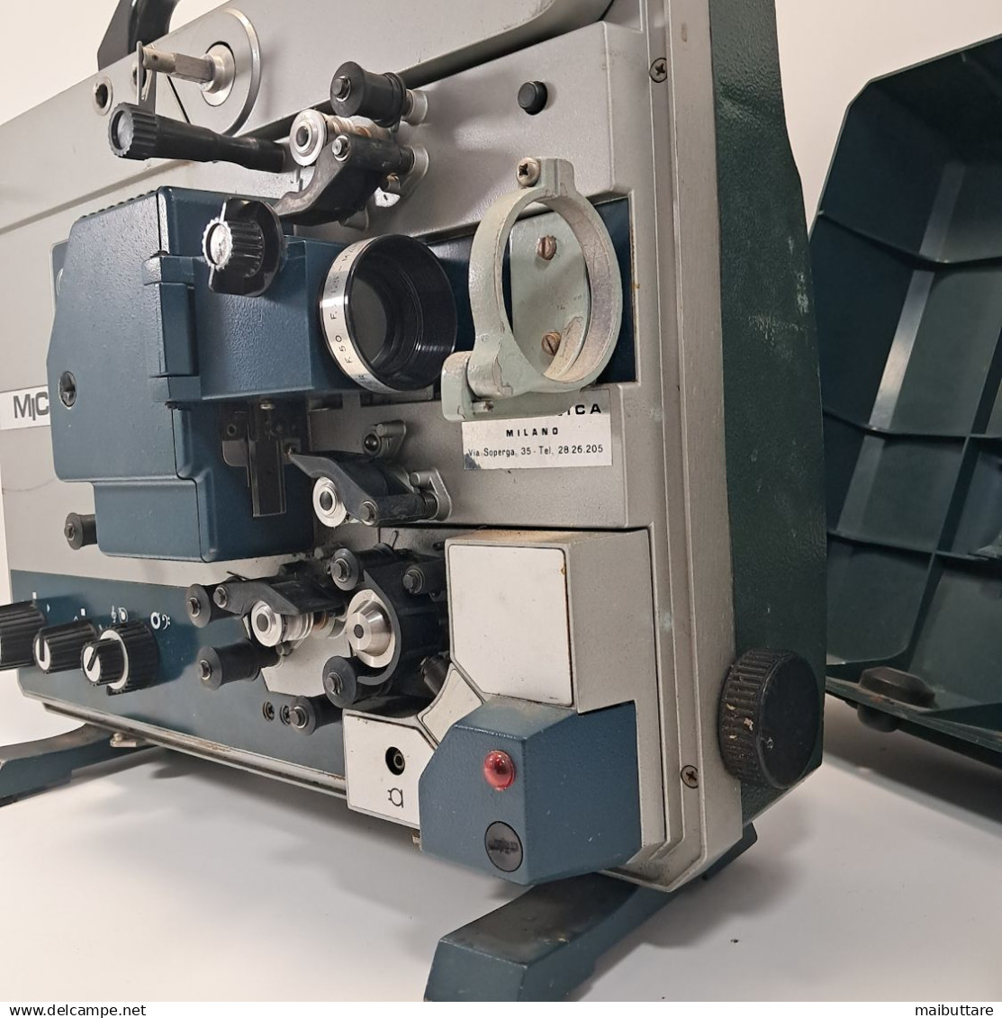 Proiettore 16mm Film Microtecnica Vintage Micron 27 - Officine Precisione Luserna Power 220 Volt Made In Italy - Film Projectors