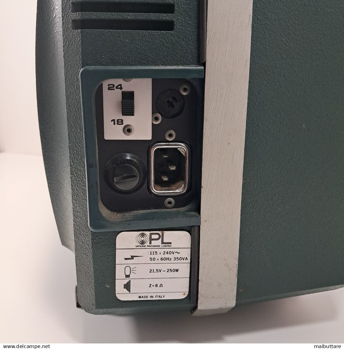 Proiettore 16mm film microtecnica vintage micron 27 - officine precisione Luserna power 220 volt made in Italy