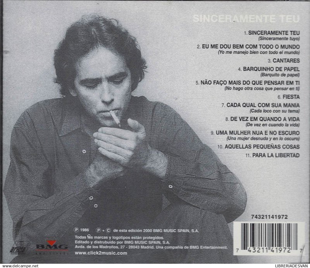 Joan Manuel Serrat - Sinceramente Teu. CD - Disco & Pop