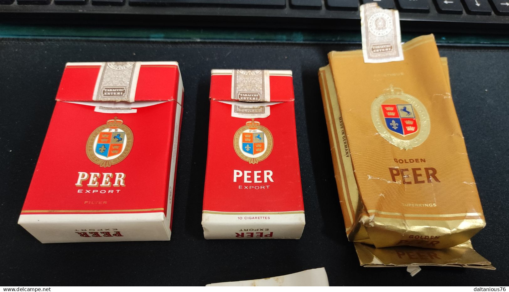 Peer Kristinus Pacchetti Sigarette Vintage Vuoti - Empty Cigarettes Boxes