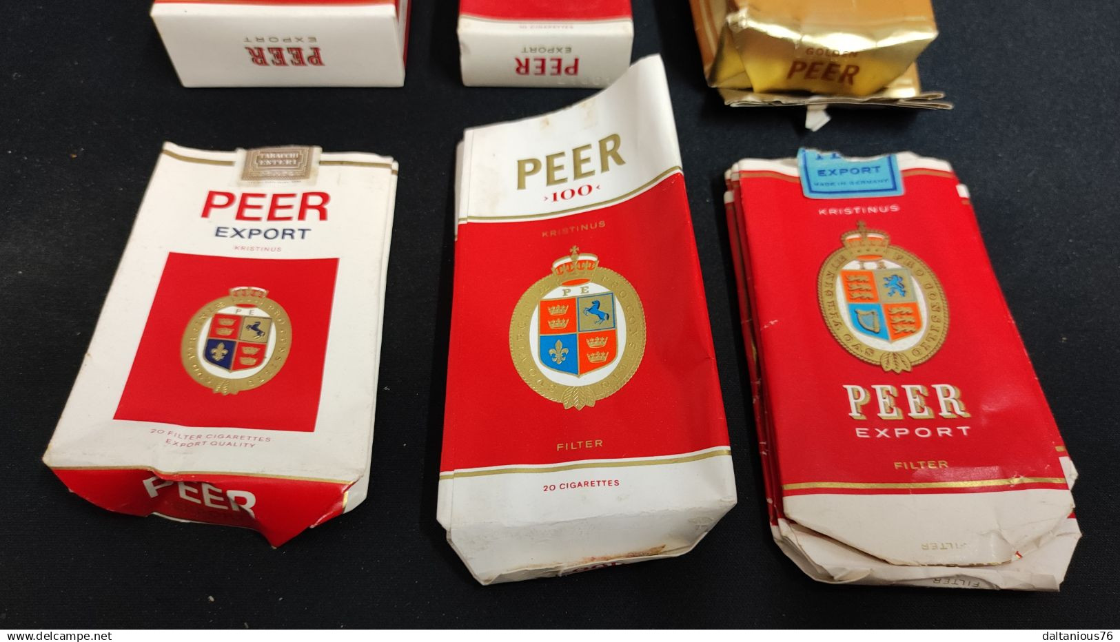Peer Kristinus Pacchetti Sigarette Vintage Vuoti - Empty Cigarettes Boxes